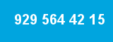 929 564 42 15 929 564 42 15